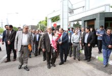 گزارش تصویری از استقبال دانشگاهیان و مردم شاهرود  از پروفسور علی اکبر جلالی  در دانشگاه صنعتی شاهرود